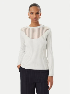 Rinascimento Bluzka CFM0012395003 Kremowy Slim Fit