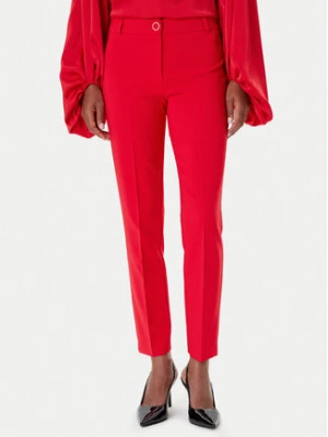 Rinascimento Chinosy CFC0125410003 Czerwony Skinny Fit