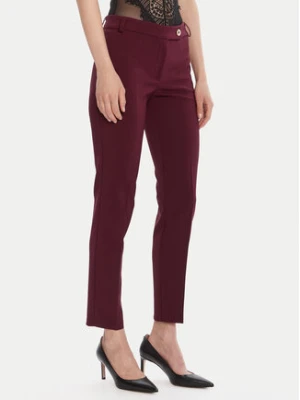 Rinascimento Chinosy CFC0126225003 Bordowy Slim Fit