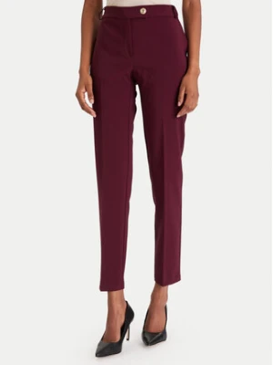 Rinascimento Chinosy CFC0126225003 Bordowy Slim Fit
