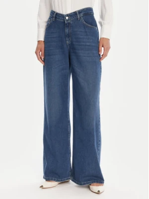 Rinascimento Jeansy CFC0125151003 Niebieski Wide Leg