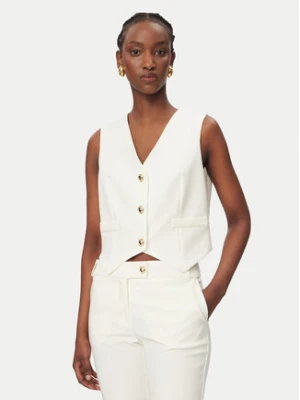 Rinascimento Kamizelka garniturowa CFC0128644003 Biały Regular Fit