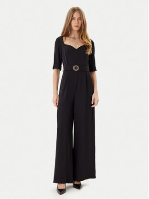 Rinascimento Kombinezon CFC0125323003 Czarny Wide Leg