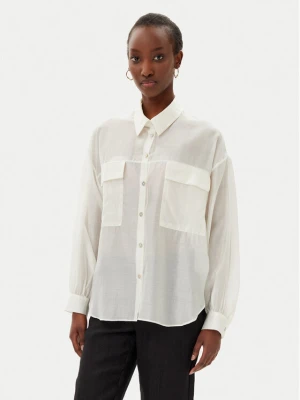 Rinascimento Koszula CFC0123656003 Écru Relaxed Fit Kremowy