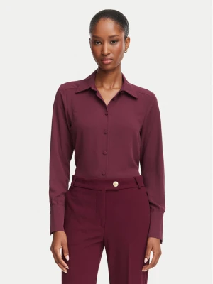 Rinascimento Koszula CFC0130227003 Bordowy Regular Fit