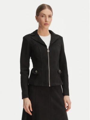 Rinascimento Kurtka z imitacji skóry CFC0127914003 Czarny Slim Fit