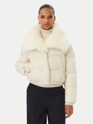 Rinascimento Kurtka zimowa CFC0127039003 Kremowy Regular Fit