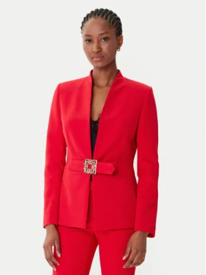 Rinascimento Marynarka CFC0126208003 Czerwony Slim Fit