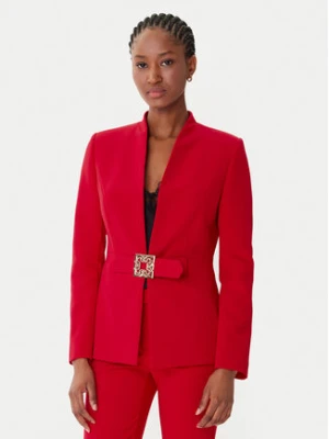 Rinascimento Marynarka CFC0126208003 Czerwony Slim Fit