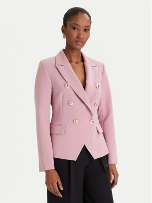 Rinascimento Marynarka CFC0126227003 Różowy Slim Fit