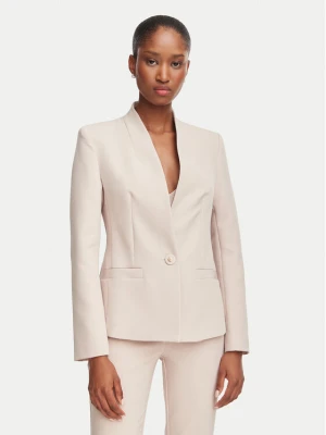 Rinascimento Marynarka CFC0130153003 Beżowy Slim Fit