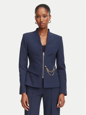 Rinascimento Marynarka CFC0130160003 Granatowy Slim Fit