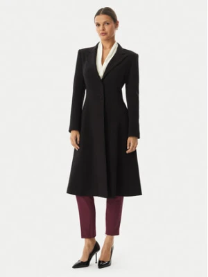 Rinascimento Płaszcz przejściowy CFC0127999003 Czarny Slim Fit