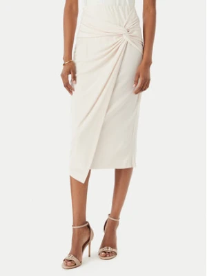 Rinascimento Spódnica midi CFC0123489003 Beżowy Regular Fit