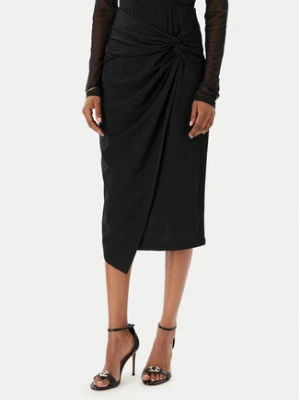 Rinascimento Spódnica midi CFC0123489003 Czarny Regular Fit