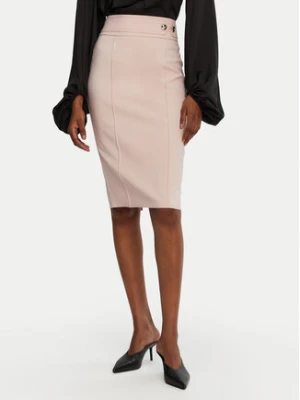 Rinascimento Spódnica ołówkowa CFC0122972003 Różowy Regular Fit