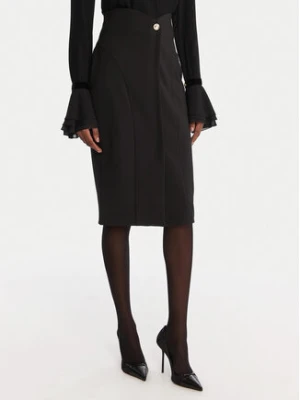 Rinascimento Spódnica ołówkowa CFC0125561003 Czarny Slim Fit