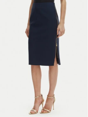 Rinascimento Spódnica ołówkowa CFC0127985003 Granatowy Slim Fit