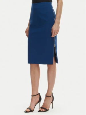Rinascimento Spódnica ołówkowa CFC0127985003 Niebieski Slim Fit