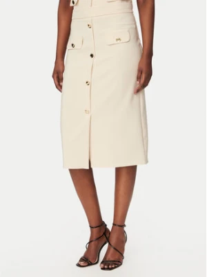 Rinascimento Spódnica ołówkowa CFC0128271003 Beżowy Slim Fit