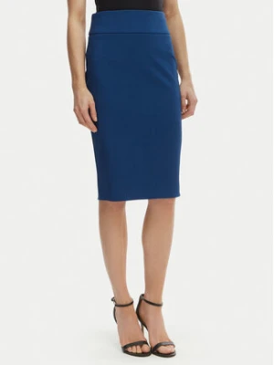 Rinascimento Spódnica ołówkowa CFC0128651003 Niebieski Slim Fit
