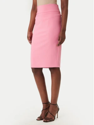 Rinascimento Spódnica ołówkowa CFC0128651003 Różowy Slim Fit