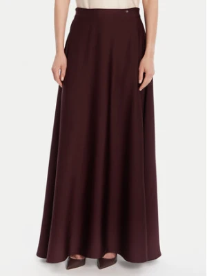 Rinascimento Spódnica trapezowa CFC0125080003 Bordowy Regular Fit