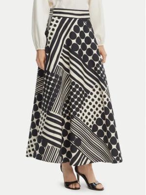 Rinascimento Spódnica trapezowa CFC0127529003 Czarny Regular Fit