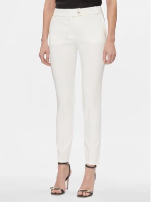 Rinascimento Spodnie materiałowe CFC0117747003 Biały Regular Fit