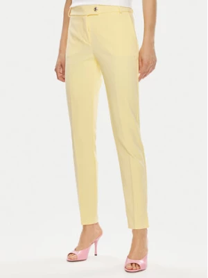 Rinascimento Spodnie materiałowe CFC0118281003 Żółty Regular Fit