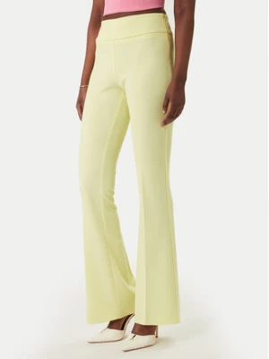 Rinascimento Spodnie materiałowe CFC0127875003 Żółty Straight Fit