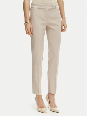 Rinascimento Spodnie materiałowe CFC0128638003 Beżowy Slim Fit