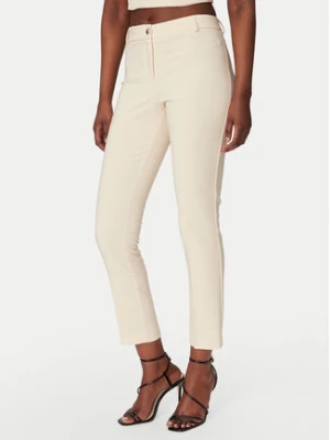 Rinascimento Spodnie materiałowe CFC0128650003 Beżowy Regular Fit