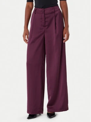 Rinascimento Spodnie palazzo CFC0124993003 Bordowy Wide Leg