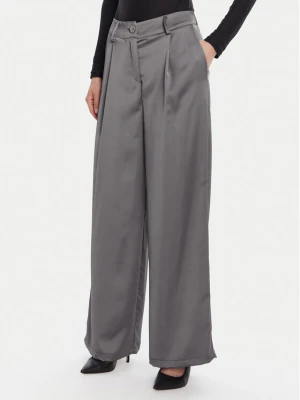Rinascimento Spodnie palazzo CFC0124993003 Szary Wide Leg
