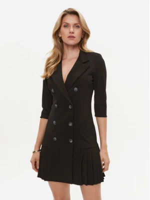 Rinascimento Sukienka codzienna CFC0115559003 Czarny Regular Fit