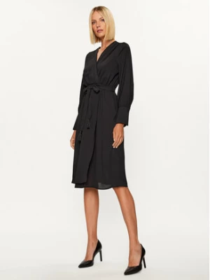 Rinascimento Sukienka codzienna CFC0116051003 Czarny Regular Fit