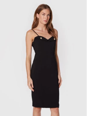 Rinascimento Sukienka koktajlowa CFC0018696002 Czarny Slim Fit