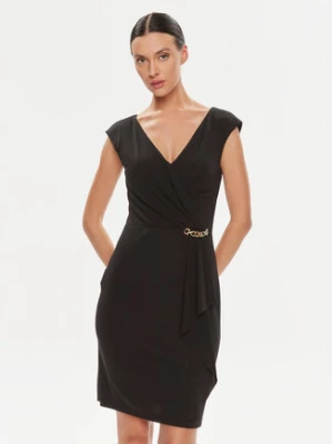 Rinascimento Sukienka koktajlowa CFC0019373002 Czarny Regular Fit