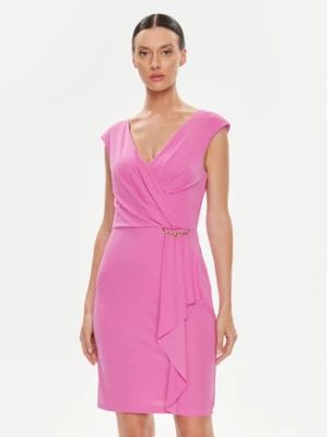 Rinascimento Sukienka koktajlowa CFC0019373002 Różowe złoto Regular Fit