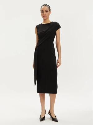 Rinascimento Sukienka koktajlowa CFC0019379002 Czarny Regular Fit