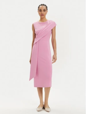 Rinascimento Sukienka koktajlowa CFC0019379002 Różowy Regular Fit