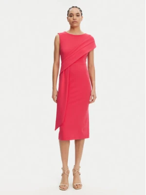 Rinascimento Sukienka koktajlowa CFC0019923002 Różowy Regular Fit