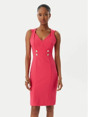 Rinascimento Sukienka koktajlowa CFC0019924002 Różowy Regular Fit