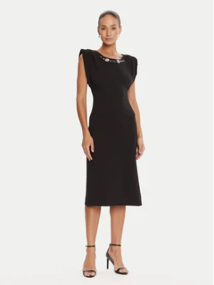Rinascimento Sukienka koktajlowa CFC0020043002 Czarny Slim Fit