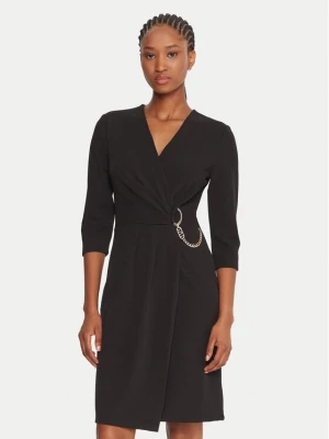 Rinascimento Sukienka koktajlowa CFC0020071002 Czarny Regular Fit