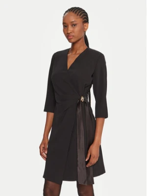 Rinascimento Sukienka koktajlowa CFC0020095002 Czarny Regular Fit