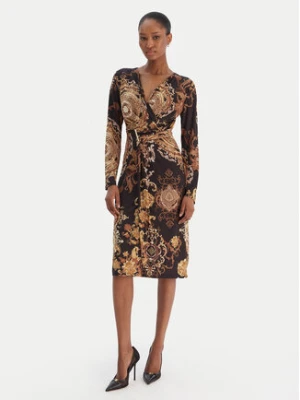 Rinascimento Sukienka koktajlowa CFC0020153002 Czarny Slim Fit