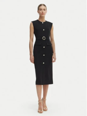 Rinascimento Sukienka koktajlowa CFC0020278002 Czarny Slim Fit