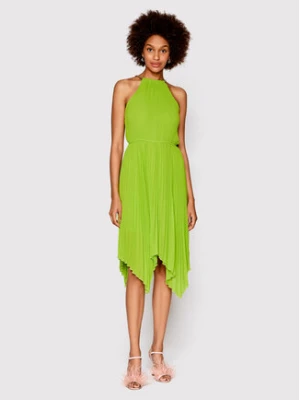 Rinascimento Sukienka koktajlowa CFC0109265003 Zielony Regular Fit